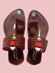 Picture of Special Quality Putina Wevet and Rubber Chappal - Comfortable and Stylish